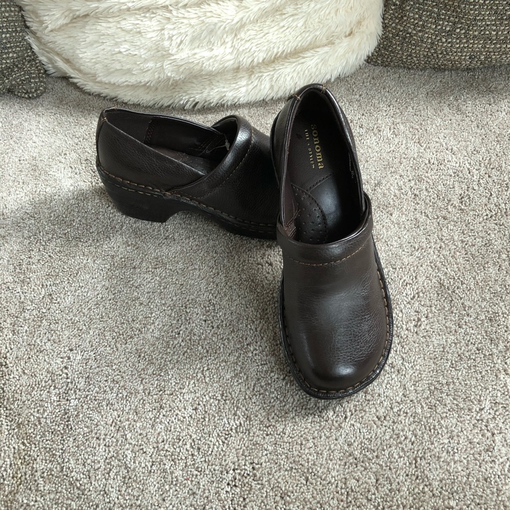 Sonoma clogs - Sandria brown, size 5 medium width